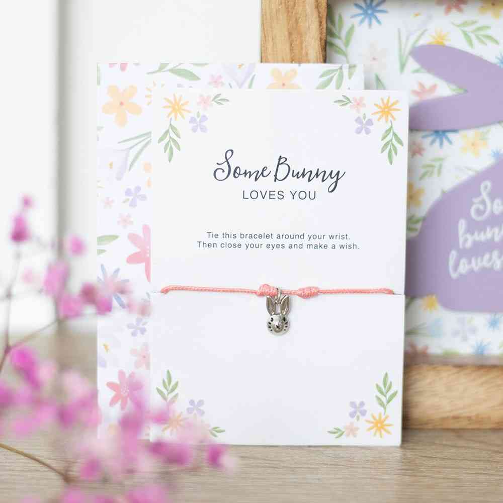 Something Different - Some Bunny Loves You Charm Armband - Multicolours